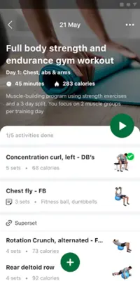 Golf Body Rx android App screenshot 1